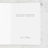 "Sympathy Leaves" - Single Greeting Cards in Spruce by Katharine Watson - Customizable Interior Example