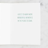 "Happy Anniversary Vines" - Single Greeting Cards in Greenery by Alethea and Ruth - Interior