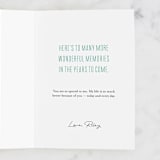 "Happy Anniversary Vines" - Single Greeting Cards in Greenery by Alethea and Ruth - Customizable Interior Example
