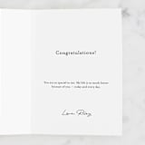 "Happily Ever After" - Single Greeting Cards in Ink by Kasia Labocki - Customizable Interior Example