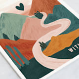 "On This Journey" - Single Greeting Cards in Earthy by Angel Walker - Close-Up