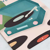 "You make my world go round" - Single Greeting Cards in Blush by Ana Peake - Close-Up