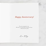 "Spouse Rating" - Single Greeting Cards in Carrot by 2birdstone - Customizable Interior Example