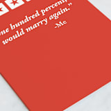 "Spouse Rating" - Single Greeting Cards in Carrot by 2birdstone - Close-Up