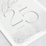 "Happy 25th Anniversary!" - Single Greeting Cards in Cloud by Kristie Kern - Close-Up