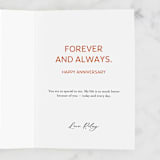 "olive you" - Single Greeting Cards in Olive by Gina Grittner - Customizable Interior Example