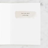 "Grow Together" - Single Greeting Cards in Natural by Robert and Stella - Interior