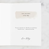 "Grow Together" - Single Greeting Cards in Natural by Robert and Stella - Customizable Interior Example