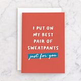 "favorite pair" - Single Greeting Cards in Apricot by Sara Hicks Malone - Front