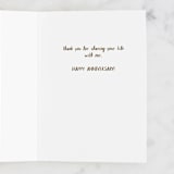 "Mind Map of Our Love" - Single Greeting Cards in Sunshine by Pati Cascino - Interior