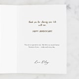 "Mind Map of Our Love" - Single Greeting Cards in Sunshine by Pati Cascino - Customizable Interior Example