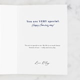 "Shenanigans" - Single Greeting Cards in Navy by Kacey Kendrick Wagner - Customizable Interior Example
