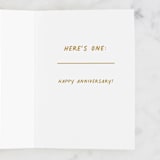"Marry You Again" - Single Greeting Cards in Blush by Louise Kay - Interior