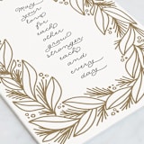 "Each and every day" - Single Greeting Cards in Latte by Ilze Lucero - Close-Up