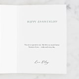 "You get me" - Single Greeting Cards in Aqua by Lea Delaveris - Customizable Interior Example