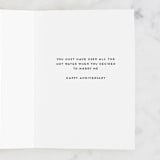 "Shower Thoughts" - Single Greeting Cards in Midnight by Amy Payne - Interior