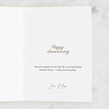 "So Deer to Me" - Single Greeting Cards in Forest by Gina Grittner - Customizable Interior Example