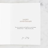 "Hooray!" - Single Greeting Cards in Mist by Gina Grittner - Customizable Interior Example