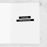 "we have history" - Single Greeting Cards in Midnight by Maja Cunningham - Interior