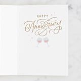 "Aged to perfection" - Single Greeting Cards in Champagne by Kristen Smith - Interior