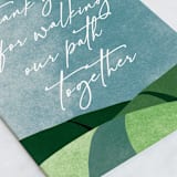 "Together" - Single Greeting Cards in Sky by Sumak Studio - Close-Up