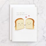"shokupan" - Single Greeting Cards in Cocoa by chocomocacino - Front