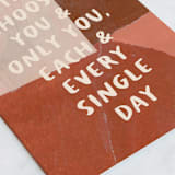"I still choose you" - Single Greeting Cards in Coffee by Sara Hicks Malone - Close-Up