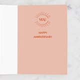 "Someone Happened" - Single Greeting Cards in Pumpkin by Jan Shepherd - Interior