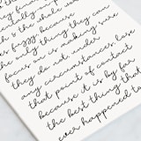 "just like a movie" - Single Greeting Cards in Noir by Leanne Friedberg - Close-Up