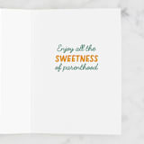 "Congrats on Your Cutie" - Single Greeting Cards in Nectarine by Jamie Bartlett - Interior