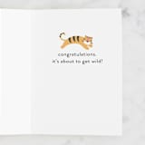 "Wild Baby" - Single Greeting Cards in Beige by peetie design - Interior
