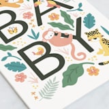 "Wild Baby" - Single Greeting Cards in Beige by peetie design - Close-Up