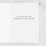 "Poppin bottles" - Single Greeting Cards in Baby Blue by Baumbirdy - Interior