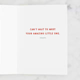 "Amazing babies" - Single Greeting Cards in Mist by Stacey Meacham - Interior