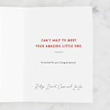 "Amazing babies" - Single Greeting Cards in Mist by Stacey Meacham - Customizable Interior Example