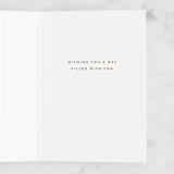 "Cake Stand" - Single Greeting Cards in Navy by Alethea and Ruth - Interior