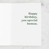 "Daily Tolerance" - Single Greeting Cards in Moss by Ashlan Berry - Interior