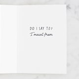 "Best Person I Know" - Single Greeting Cards in Navy by Hooray Creative - Interior