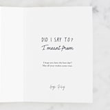 "Best Person I Know" - Single Greeting Cards in Navy by Hooray Creative - Customizable Interior Example