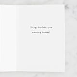 "Annual reminder" - Single Greeting Cards in Deep Sea by Stacey Meacham - Interior