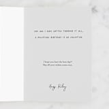 "You and I" - Single Greeting Cards in Metal by Claire - Customizable Interior Example