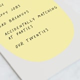 "You and I" - Single Greeting Cards in Metal by Claire - Close-Up