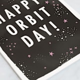 "happy orbit day" - Single Greeting Cards in Midnight by Karidy Walker - Close-Up