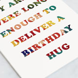 "Long enough" - Single Greeting Cards in Berry by raven erebus - Close-Up