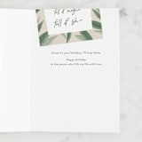 "Full of It" - Single Greeting Cards in Greenery by Carolyn Kach - Interior