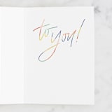 "Birthday Confetti" - Single Greeting Cards in Colorful by Erin German - Interior