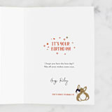 "Go Shorty" - Single Greeting Cards in Mint by Gina Grittner - Customizable Interior Example