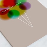 "glow balloons" - Single Greeting Cards in Beige by Lori Wemple - Close-Up
