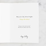 "candle cake slice" - Single Greeting Cards in Ink by Rebecca Durflinger - Customizable Interior Example