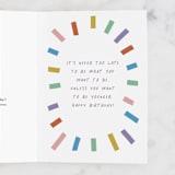 "funny me" - Single Greeting Cards in Navy by Jen Owens - Customizable Interior Example